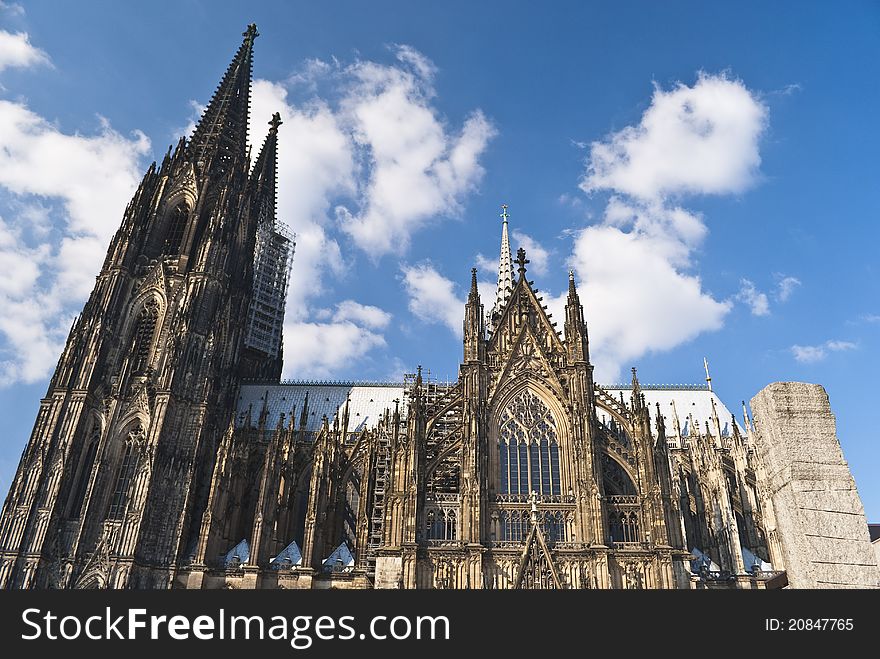 One of the most attraction sights in Cologne, Germany. One of the most attraction sights in Cologne, Germany