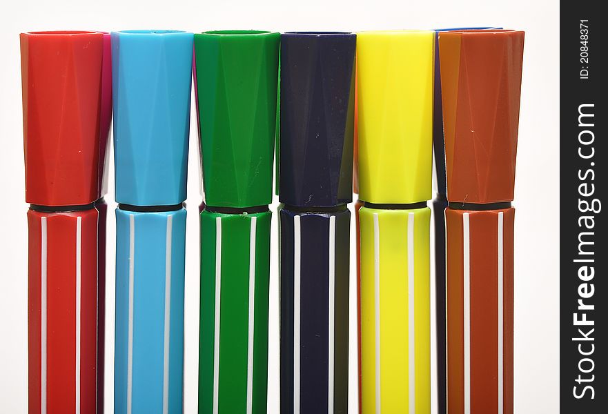 Color felt-tip pens