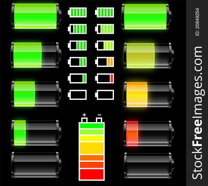 Set of batteries