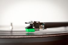 Turntable Record Player Arm Royalty Free Stock Photos