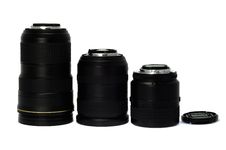 Photographic Lenses Royalty Free Stock Photography