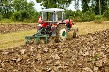 Ploughing Field Stock Photo Ploughing Field Stock Photo