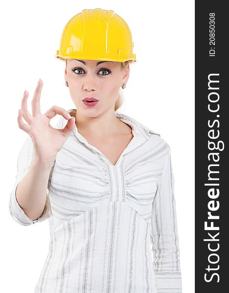 Girl With Hard Hat