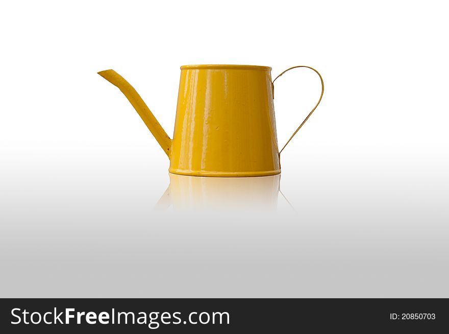 Yellow Kettle with reflection