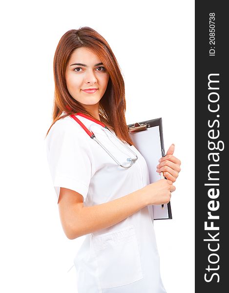 Young woman doctor