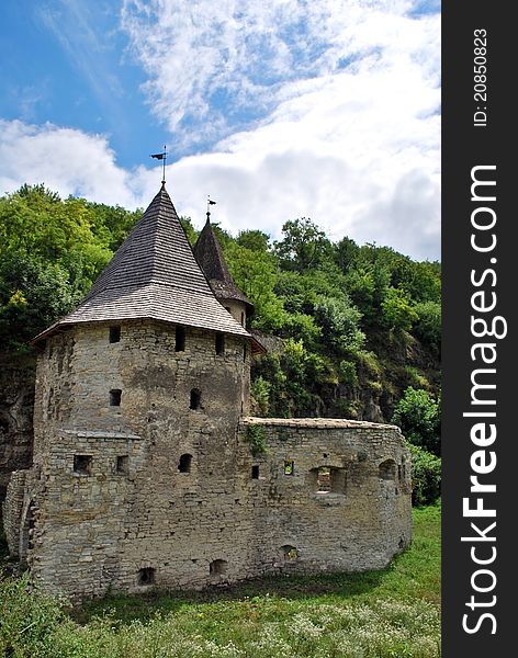 Old fortress of Kamianets in Podillia, Ukraine