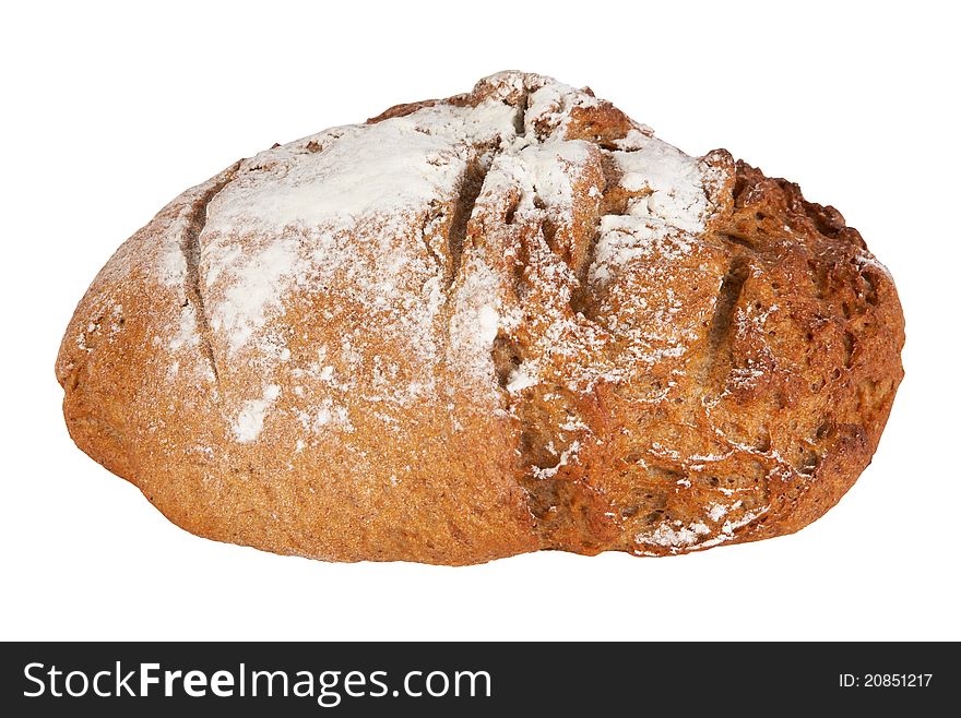 Bread isolated on white. With Clipping Path.