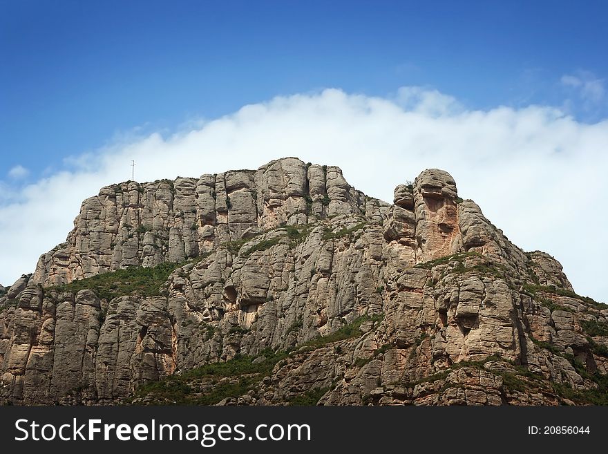 Montserrat mountains in Catalonia, Spain. Montserrat mountains in Catalonia, Spain