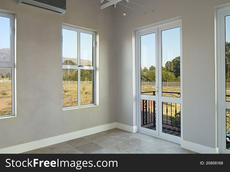 Empty bedroom inside a modern house. Empty bedroom inside a modern house