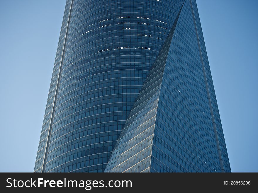 One of the four towers in the business area (Madrid). One of the four towers in the business area (Madrid)