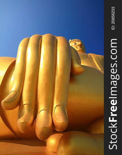 Big buddha statue at Wat muang, Thailand. Big buddha statue at Wat muang, Thailand