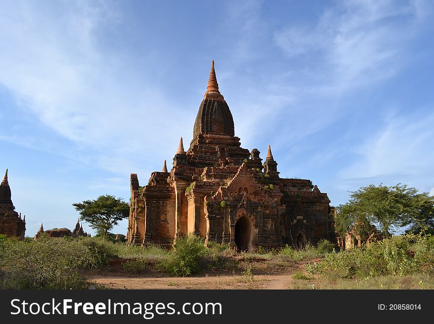 Old pagodas (budhist temples) in Bagan, Myanmar. Old pagodas (budhist temples) in Bagan, Myanmar.