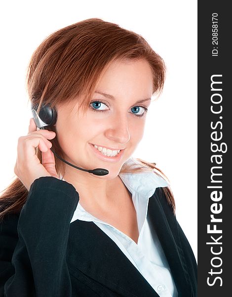 Woman customer service