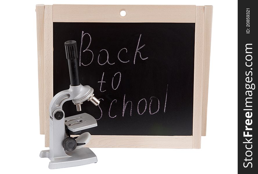 School board on a white background