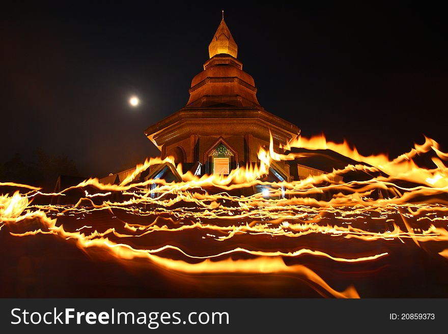 Thai culture in Budha Day