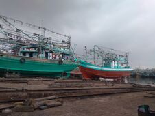 Traditional Fisherman Ship, Jakarta, Indonesia - 2021 Stock Photography Traditional Fisherman Ship, Jakarta, Indonesia - 2021 Stock Photography