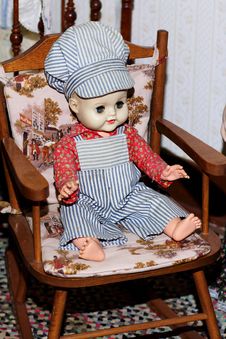 Child S Antique Doll Stock Photos