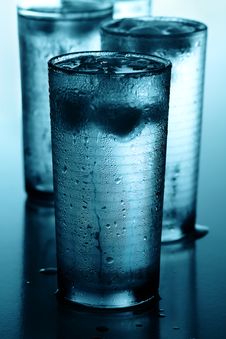 Glasses Of Cold Water Royalty Free Stock Images Glasses Of Cold Water Royalty Free Stock Images