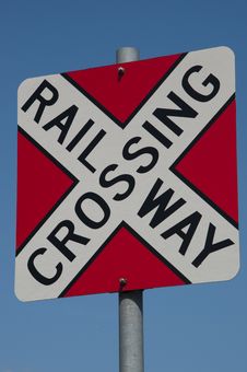 Railroad Crossing Sign Royalty Free Stock Image Railroad Crossing Sign Royalty Free Stock Image