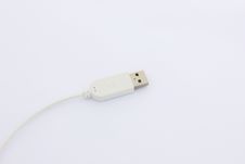 USB Cable Or USB Plug Stock Photo
