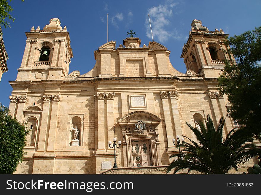 Church in Malta - Valetta/Three Cities. Church in Malta - Valetta/Three Cities