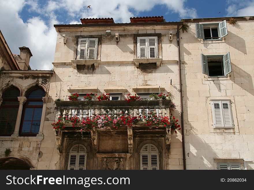 Historic building in Split, Croatia. Historic building in Split, Croatia