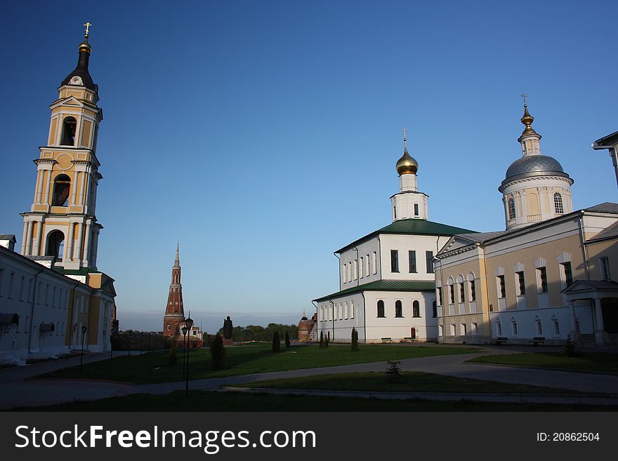 Russia, Moscow region, Kolomna. The Old-Golutvin monastery. Russia, Moscow region, Kolomna. The Old-Golutvin monastery.