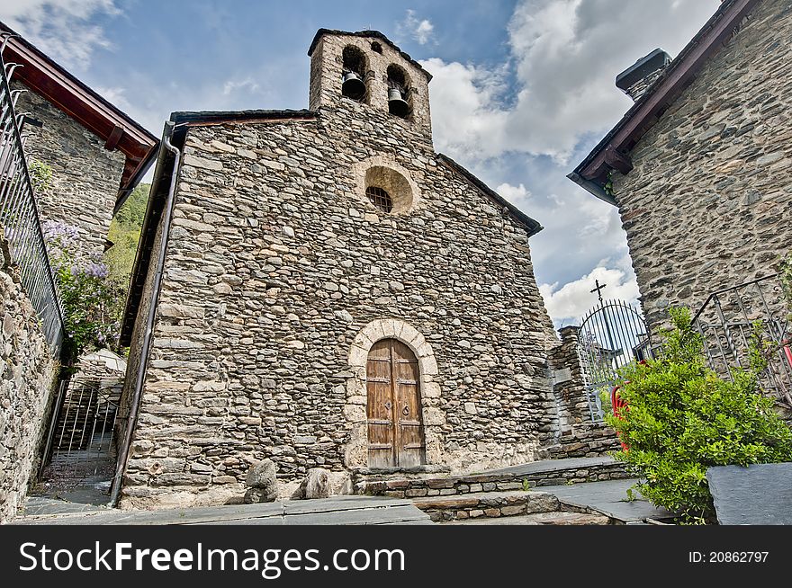 Sant Serni church at Llorts, Andorra