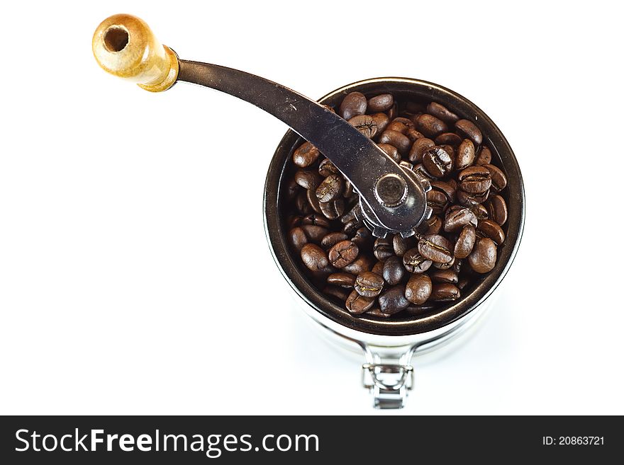 Coffee Mill Isolated On White Background