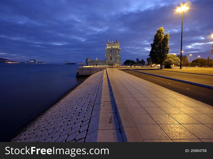 The Belem Tower in Lisbon