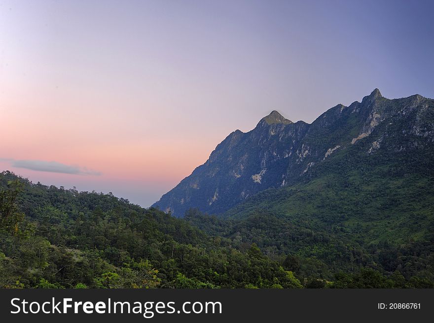 Limestone mountain and forest of Thailand. Limestone mountain and forest of Thailand