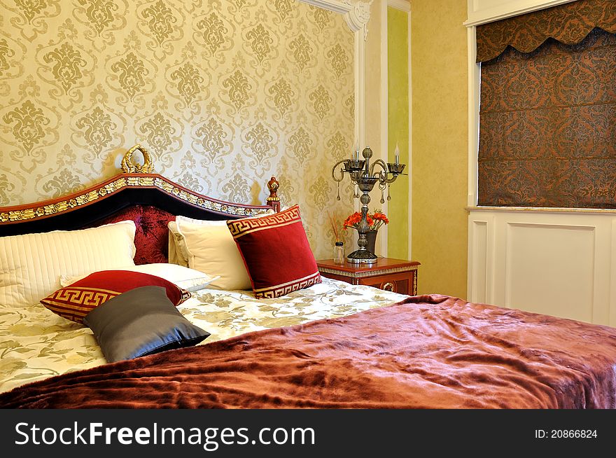 Luxury Style Bedroom Interior