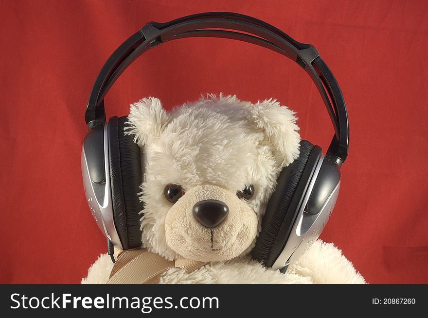 Teddy Bear With Headphones