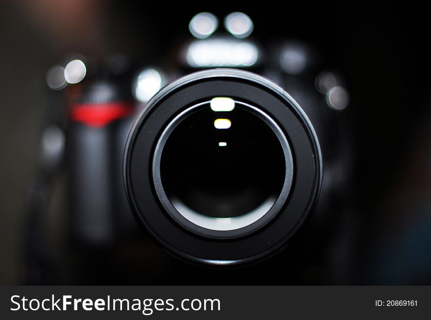 A digital photo camera closeup. A digital photo camera closeup