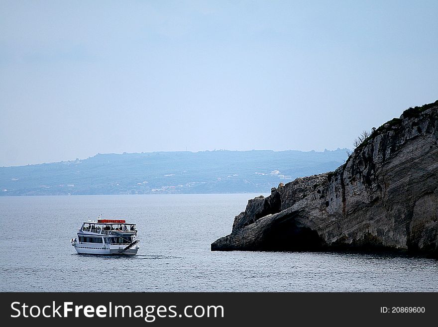 Cludy day on Zakynthos island. Cludy day on Zakynthos island