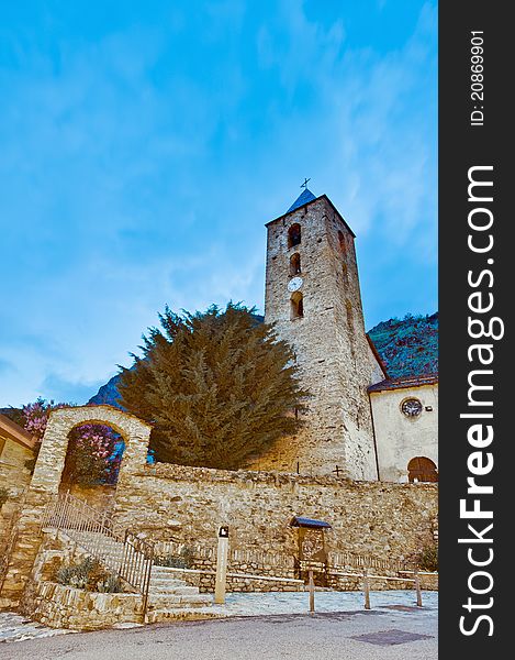 Sant Serni romanic church located at Canillo, Andorra. Sant Serni romanic church located at Canillo, Andorra