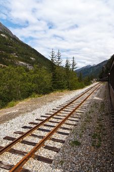 Railroad To Nowhere Royalty Free Stock Photos Railroad To Nowhere Royalty Free Stock Photos