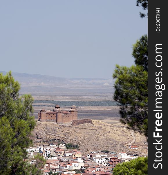 La Calahorra Castle, Granada Province, Andalusia, Spain. La Calahorra Castle, Granada Province, Andalusia, Spain