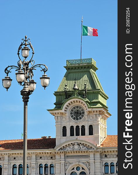 Symbols of Italy, Italian architecture, mediterranean cities. Symbols of Italy, Italian architecture, mediterranean cities
