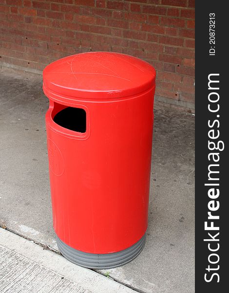 Close up image of trash or rubbish bin. Close up image of trash or rubbish bin