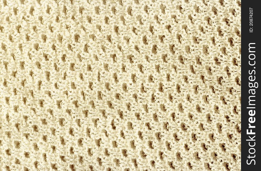 Close-up of a piece of knit fabric. Close-up of a piece of knit fabric