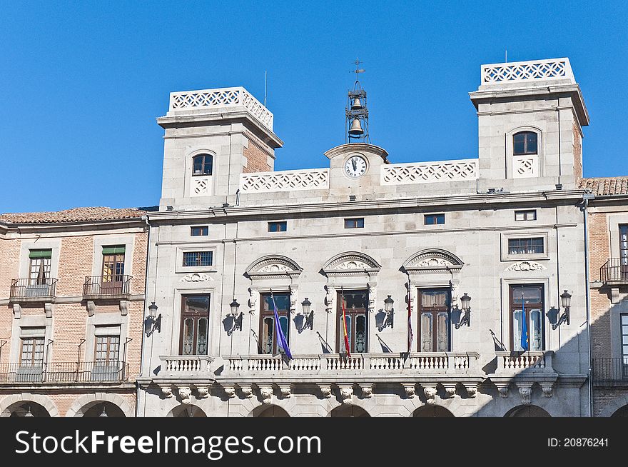 City-hall Building At Avila, Spain