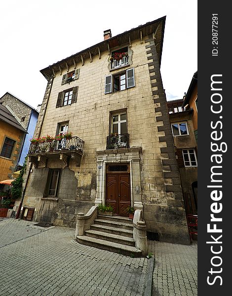 Tipical house from city of Briancon. Tipical house from city of Briancon