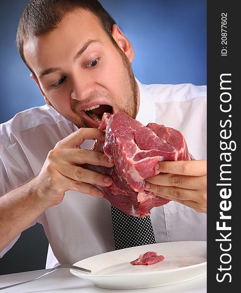 Bite meat