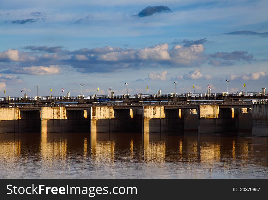 Pa Sak Jolasid Dam in Thailand