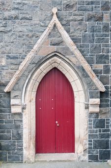 Red Church Door Stock Image Red Church Door Stock Image