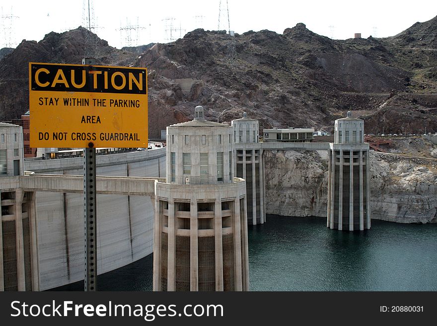 A picture of Hoover Dam.