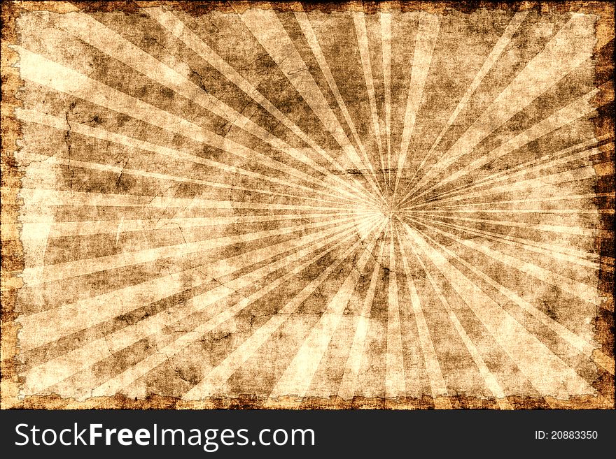 Vintage grunge star burst background. Vintage grunge star burst background