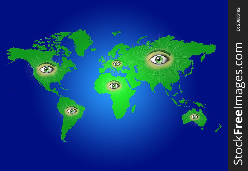 Human eyes on every continent. Human eyes on every continent