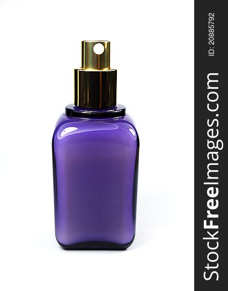 Purple small bottles, cosmetic products